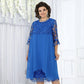 ⏳Begrenzte Zeit 50% Rabatt💥Pitzen-Midikleid für Damen in lockerer Passform