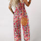 🏖️Sommer-Rabattaktion 50% OFF🌼Damen Casual Print Ärmellose Overalls Jumpsuits