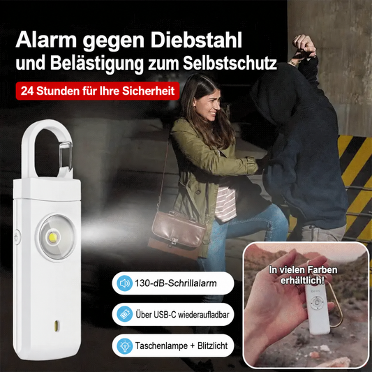 🔥🔥Verkaufsschlager🎁 130 dB laute Sirene mit Blinklicht – Notfall-Sicherheitsalarm