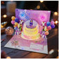 🎂 60% RABATT! 🎵 3D Pop-Up-Musik-Geburtstagskarte – Mit Licht & Lied, Einzigartiges Geschenk & Interaktives Design 🎁