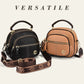 Klassische Multifunktionsfächer Verstellbarer breiter Schultergurt PU Leder Crossbody Tasche