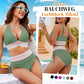 💃Urlaubsangebot 50 % RABATT💃Bikini-Sets mit hoher Taille und Bauchkontrolle in Farbblock-Optik