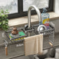 🔥 HOT SALE! Rostfreie Wasserhahn-Ablage aus Weltraum-Aluminium – Schluss mit Rost & Chaos am Waschbecken – langlebig, stabil & ideal für Küche & Bad 🚿✨