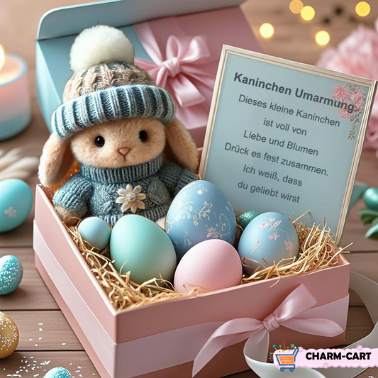 💖Osterliche Großaktion🔥Handmade Mini Bunny Hug Cute Ostern Geschenk🐇🎁