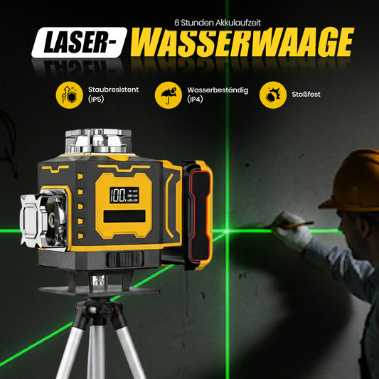 📏 50% RABATT! 🔦 Multifunktions-Laserwasserwaage – Selbstnivellierend, Horizontale & Vertikale Linien & Ideal für Heimwerker 🔧