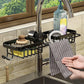 🔥 HOT SALE! Rostfreie Wasserhahn-Ablage aus Weltraum-Aluminium – Schluss mit Rost & Chaos am Waschbecken – langlebig, stabil & ideal für Küche & Bad 🚿✨