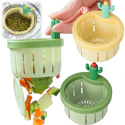 ⏳Begrenzte Zeit 50% Rabatt💥Cactus Kitchen Automatisch auskippender Spülbeckenfilter