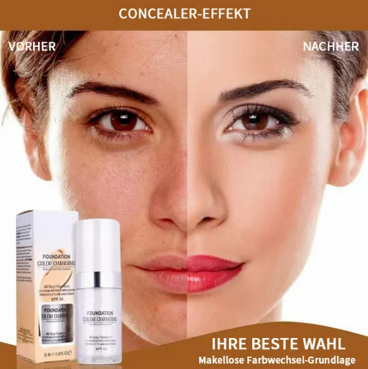 🎉 Verleiht reifer Haut neue Vitalität – Gothimmes Farbwechsel-Flüssigfoundation🎁 2 kaufen, 1 gratis