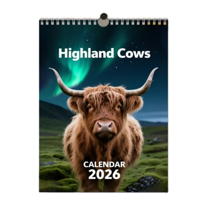 🐮Highland-Rinderkalender 2026📅