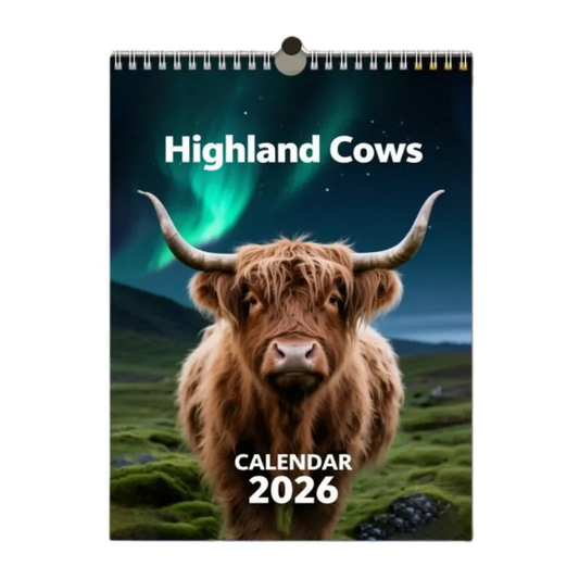 🐮Highland-Rinderkalender 2026📅