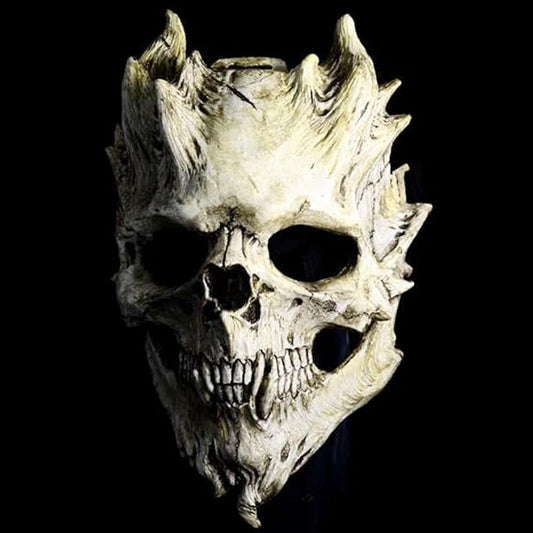 Halloween Dämonen Skelett Maske, Alte Knochen Totenkopf Maske, Terror Geister Maske, Realistische Horror Schädel Kostüm Maske