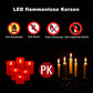 Flammenlose LED Kerze mit Echtwachs-Optik – sicher für Kinder & Haustiere, mit Timer-Funktion