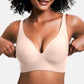 💕 Kabellose Jelly-BHs für Damen, bequem, kabellos, Push-up-BHs, nahtlose T-Shirt-BHs, BHs mit tiefem V-Ausschnitt für jeden Tag