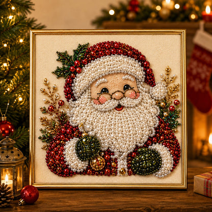 🧘Entspannend & für Anfänger geeignet – 🎨💎DIY-Weihnachts-Perlen-Diamantmalerei-Set