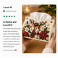 💕Weihnachtliche Eleganz – Dekorative Perlen-Taschentuchbox-Hülle