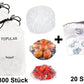 (100STK) Elastische Lebensmittelabdeckungen Multipack
