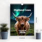 🐮Highland-Rinderkalender 2026📅
