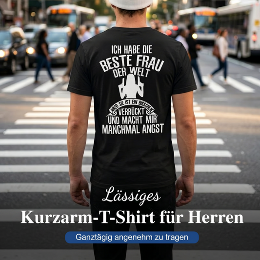 👕 Herren-Kurzarm-T-Shirt – bequem, atmungsaktiv & vielseitig für Alltag, Freizeit & warme Tage ☀️