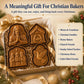 🔥HEISSER VERKAUF 49% RABATT✝️ Weihnachts-Mini-Kuchenformen-Kollektion „Glaube & Krippe“ | Wiederverwendbare, geprägte Formen zum Herstellen detaillierter Kuchen mit betendem Jesus, Krippenstall und vielem mehr🥧✨