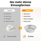 50-teiliges Set wiederverwendbarer Airfryer-Einlagen aus Aluminiumfolie