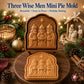 🔥HEISSER VERKAUF 49% RABATT✝️ Weihnachts-Mini-Kuchenformen-Kollektion „Glaube & Krippe“ | Wiederverwendbare, geprägte Formen zum Herstellen detaillierter Kuchen mit betendem Jesus, Krippenstall und vielem mehr🥧✨