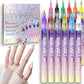 🎁🔥 LETZTER TAG DER AKTION - 50 % RABATT ⏳12 Farben Nagelkunst-Stifte Set🎨💅