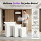 SpaceSaver™ Vakuumbeutel – luftdicht, wiederverwendbar und BPA-frei 🛡️ | 75 % Platzersparnis bei der Aufbewahrung von Kleidung, Bettdecken und Decken 🏠 | In Deutschland getestete Aufbewahrungslösung