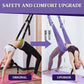 ✨ Erweitertes Yoga-Stretching-Band – Tiefe Dehnung, Flexibilität & Rückenentlastung für jeden! 🧘‍♀️