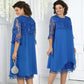 ⏳Begrenzte Zeit 50% Rabatt💥Pitzen-Midikleid für Damen in lockerer Passform