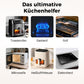 50-teiliges Set wiederverwendbarer Airfryer-Einlagen aus Aluminiumfolie