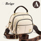 Klassische Multifunktionsfächer Verstellbarer breiter Schultergurt PU Leder Crossbody Tasche