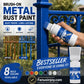 🖌️ Wasserbasierte Metallic-Silber-Farbe – Deckend, schnell trocknend & mit integriertem Pinsel – Ideal für kreative Projekte & Deko ✨