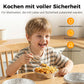 50-teiliges Set wiederverwendbarer Airfryer-Einlagen aus Aluminiumfolie
