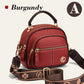 Klassische Multifunktionsfächer Verstellbarer breiter Schultergurt PU Leder Crossbody Tasche