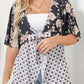 🌸Damen-Kimonos mit Blumenmuster, Rüschenärmeln und Bindegürtel – luftige Boho-Cardigans im lockeren Schnitt