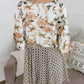 🌸Damenjacke mit Blumenmuster, Rüschen an den Ärmelbündchen und Bindebändern – locker geschnittener, luftiger Cardigan im Boho-Stil