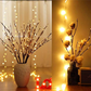 🌟LED Weidenzweig Lichter Batteriebetriebenes Zweiglicht