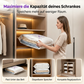 SpaceSaver™ Vakuumbeutel – luftdicht, wiederverwendbar und BPA-frei 🛡️ | 75 % Platzersparnis bei der Aufbewahrung von Kleidung, Bettdecken und Decken 🏠 | In Deutschland getestete Aufbewahrungslösung