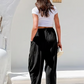 ⏳Begrenzte Zeit 50% Rabatt💥👖Freizeithose aus Leinen mit weitem Bein für Damen