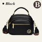 Klassische Multifunktionsfächer Verstellbarer breiter Schultergurt PU Leder Crossbody Tasche