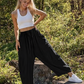 ⏳Begrenzte Zeit 50% Rabatt💥👖Freizeithose aus Leinen mit weitem Bein für Damen