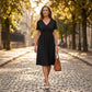 👗 50 % RABATT AKTUELL GÜLTIG! ✨ Figurfreundliches Damen Großgrößen-Kleid – Empire-Schnitt, atmungsaktives Material und vielseitig kombinierbar für warme Tage 🌸