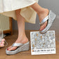 ⏳Begrenzte Zeit 50% Rabatt💥Damen Flip-Flops mit dicken Sohlen und Pailletten