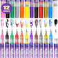 🎁🔥 LETZTER TAG DER AKTION - 50 % RABATT ⏳12 Farben Nagelkunst-Stifte Set🎨💅