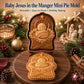 🔥HEISSER VERKAUF 49% RABATT✝️ Weihnachts-Mini-Kuchenformen-Kollektion „Glaube & Krippe“ | Wiederverwendbare, geprägte Formen zum Herstellen detaillierter Kuchen mit betendem Jesus, Krippenstall und vielem mehr🥧✨