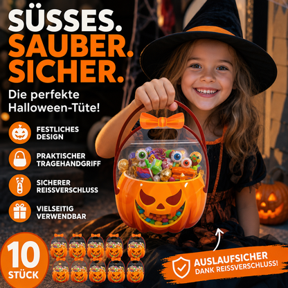 💥🎃 Süßes‑oder‑Saures‑Süßigkeitentüten | Halloween‑Geschenktüten 10‑Teile‑Set