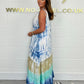 🌷Frühjahrs-Hot-Sale 50% Rabatt🍃Maxikleid mit Batikmuster👍Handgefertigt
