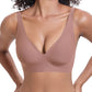 💜💜Jelly Wireless Damen Komfortable kabellose Push-up-BHs, nahtlose T-Shirt-BHs, BHs mit tiefem V-Ausschnitt für jeden Tag