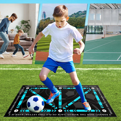📢📢50% RABATT!!! 🎅⚽ Fußarbeit-Trainingsmatte rutschfest