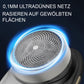 Tragbarer elektrischer Mini-Rasierer für Männer - USB-aufladbar, wasserdicht, Rasierer und Bartschneider